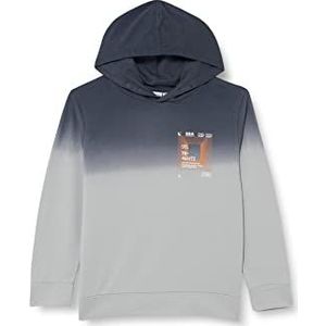 NAME IT Boy's NKMJONATHANO LS Loose Sweat WH UNB Capuchontrui, Grisaille, 116, grisaille, 116 cm