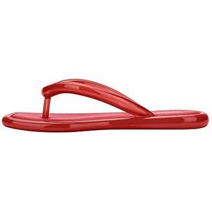 melissa Airbubble Flip Flop Ad, platte sandalen voor dames, Rood, 41/41.5 EU