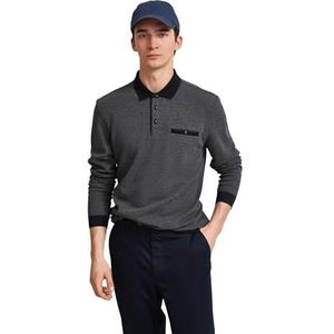 Bugatti - Poloshirt - Met Gestructureerde Kraag - Katoenmix