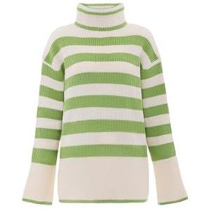 BLONDA - Trui - Groen - Knitwear - Col