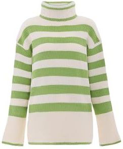 BLONDA - Trui - Groen - Knitwear - Col