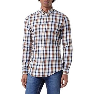 Seidensticker Heren 656262 Hemd, Bruin, 38