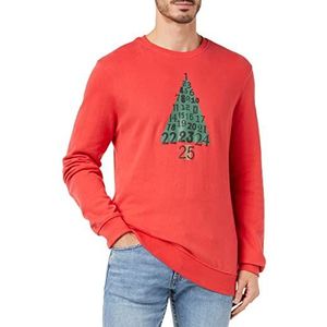Blend Sweatshirt voor heren, 181655/Mars Red, XL