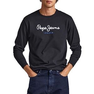 Pepe Jeans Heren EGGO LONG PM501321 T-Shirt - zwart - XL