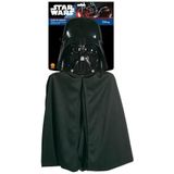 RUBIES - Officieel Star Wars kostuum voor volwassenen met cape en Darth Vader-masker, accessoireset met lange zwarte cape met klittenbandsluiting en hard masker van pvc, officieel gelicentieerd Star