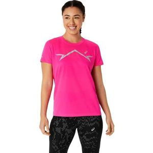 ASICS 2012C938-700 Lite-Show SS Top T-shirt dames roze glo maat M, Pink Glo, M