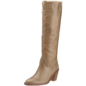 D.Co Copenhagen dames retro western laarzen, beige, beige, 40 EU