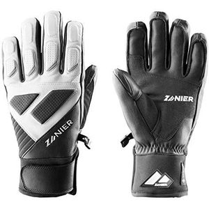 Zanier Unisex – volwassenen 21088-2010-10,5 handschoenen, zwart, wit, 10,5