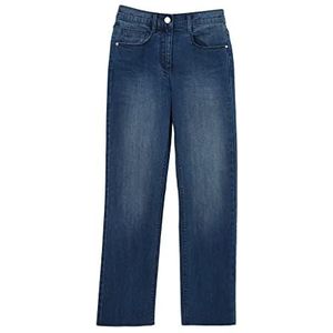 s.Oliver Junior Jeans op de enkel, rechte pijpen, jeans op de enkel, rechte pijpen voor meisjes, Blauw, 176