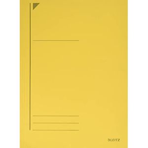 Leitz Hoekspanmap, A4, vulhoogte 350 vellen, primair karton, geel, 25 stuks