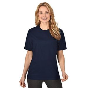 Trigema T-shirt dames industriële kleding, (blauw 046)