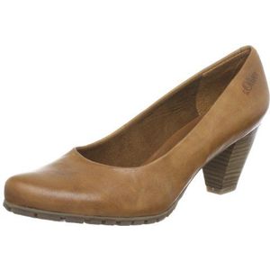 s.Oliver Casual Peep-Toe voor dames, Bruin Braun Moer 440, 38 EU