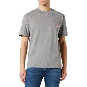 Armor Lux T-shirt met zak, Misty Grey, 4XL heren, Grijs, 4XL