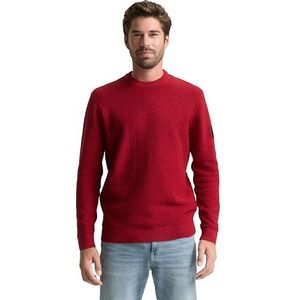 TOM TAILOR heren trui, 10814 - Coach Red, XL