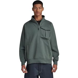 G-STAR RAW Anorak Loose Sw Sweater voor heren, grijs (Graphite D23893-d425-996), S