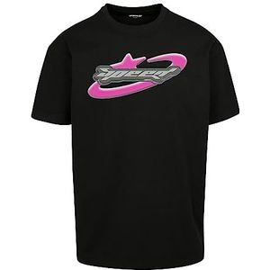 Mister Tee Speed Logo Tee T-shirt voor heren, zwart, XL