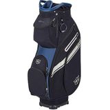 Wilson Staff Golftas, EXO II Cart Bag, trolleytas, voor maximaal 14 clubs, zwart/blauw, 2,3 kg, WGB6650BU