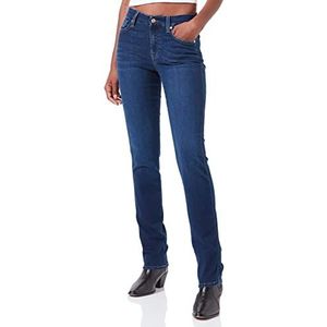 7 For All Mankind Kimmie Straight Bair Eco Jeans, voor dames, donkerblauw, regular
