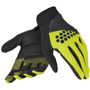 Dainese Heren Guanto Rock Solid D Handschoenen - Zwart/Geel/Zwart, X-Large