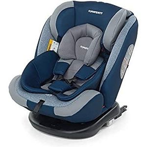 Foppapedretti Iturn DuoFix Autostoel groep 0+/1/2/3 (0-36 kg) voor kinderen vanaf de geboorte tot ca. 12 jaar, blauw (Sky)