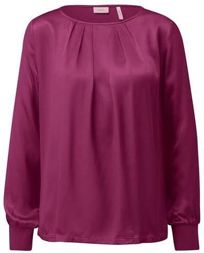 s.Oliver BLACK LABEL Shirt - Longsleeve - Plum - Katoen