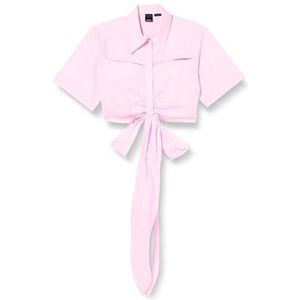 Pinko CIMMERI Popeline overhemd van katoen, N78_Roze Schattig Paars, 40 NL