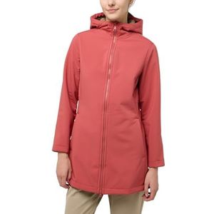 Jack Wolfskin Windland Coat W Softshelljas voor dames, Rode koraal., XS