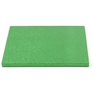 0931834 DECORA vierkante taartplaat groen CM 35X35X1,2 H