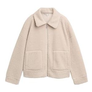 TOM TAILOR Sweatjack voor dames, 39348 - Soft Taupe Grey Melange, M