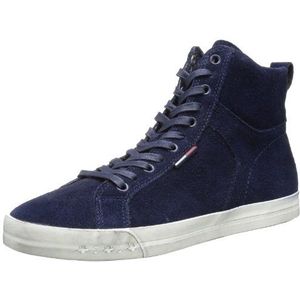 Tommy Jeans Rory 2b, Hi-Top Sneakers voor dames, Blauwe Blau Peacoat 409