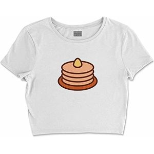 Bona Basics, Digitaal bedrukt, basic T-shirt voor dames,%100 katoen, wit, casual, damestops, maat: XL, Wit, XL