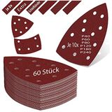 KSP-Tec - Delta Schuurpapier - 105 x 152 mm - 60 Stuks - Klittenbandschuurpads