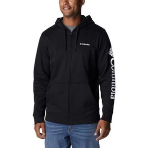 Columbia Trek Full Zip Hoodie Sweatshirt voor heren, Zwart, XXL