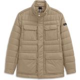 bugatti - Fieldjack - Beige - Herenjas - Opgestikte Zakken - Overgangsjas - Herfst en Winter