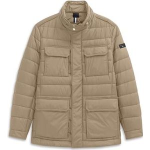 bugatti - Fieldjack - Beige - Herenjas - Opgestikte Zakken - Overgangsjas - Herfst en Winter