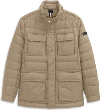 bugatti - Fieldjack - Beige - Herenjas - Opgestikte Zakken - Overgangsjas - Herfst en Winter