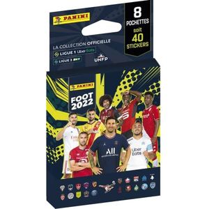 Panini 004192KBF8 Sticker voetbal Ligue 1 2021-22, 8 stuks