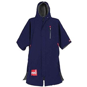 Red Paddle, Short Sleeve Pro Change Robe, Jas, Marineblauw, M, Unisex Volwassenen