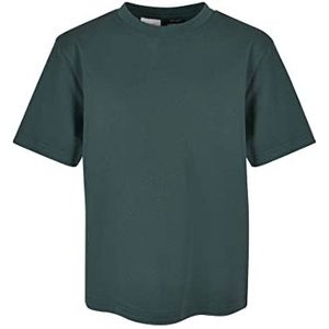 Urban Classics Jongens T-shirt kinderen Boys Tall Tee, bewust wijd gesneden, oversized shirt voor Buben, verkrijgbaar in 4 kleuren, maten 110/116-158/164, groen (bottle green), 122/128 cm