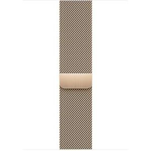 Apple Watch Band - Milanees bandje - 45 mm - Goud - One Size