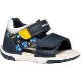 Geox B Sandalen voor jongens, babysandalen voor kinderen, marineblauw, 19 EU