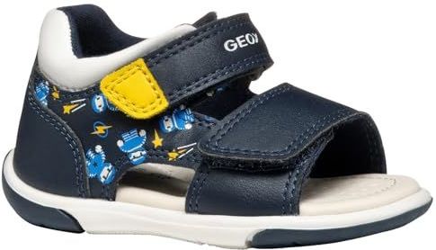 Geox B Sandalen voor jongens, babysandalen voor kinderen, marineblauw, 19 EU