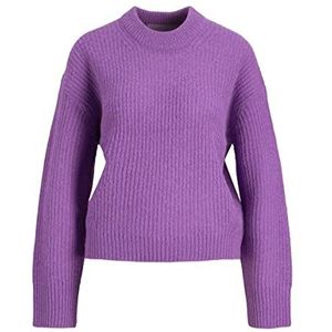 JACK & JONES Dames JJXX JXEMBER LS Fluffy Crew Neck Knit NOOS, Royal Lilac, XS