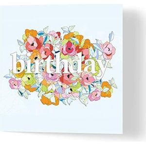 Wuzci Bloemen verjaardagskaart