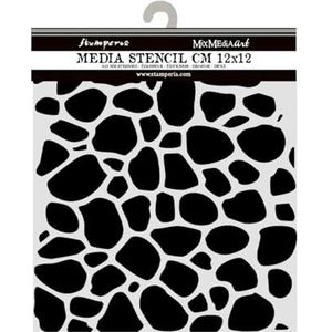 Stamperia - Thick Stencils for Scrapbooks, Albums, Cards, Bullet Journalling, and More, Flexible Material, Easy to Clean, Perfect for Hobbies, Crafts and Gifting (Hidden Grove, Stone Pattern)