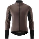 Gonso - ROAD JACKET SOFTSHELL 2 - Fietsjack - Donkerbruin - Heren - Ademend - Tight Fit