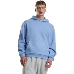 Urban Classics Fluffy Hoody, casual hoodie voor heren, oversized fit, maten S-5XL, Powderblue, XS