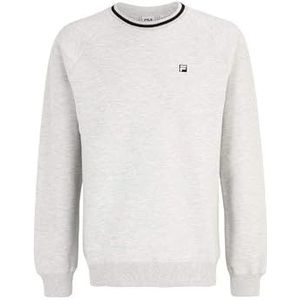 FILA Bilici Raglan Crew Sweatshirt, voor heren, lichtgrijs melange, maat M, lichtgrijs gem., M