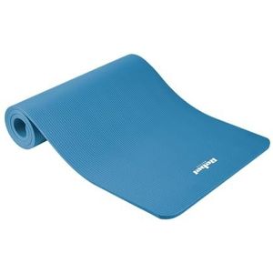 Hoogwaardige yogamat voor pilates, fitness en yoga Rebel Active RBA-3151-BL; 183x61 cm, dikte 1,5 cm, NBR, blauw