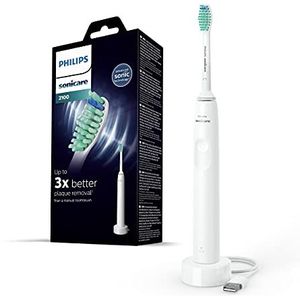 Philips Sonicare 2100-serie Sonische elektrische tandenborstel, met slank en ergonomisch design, Smartimer en Quadpacer, HX3651/13